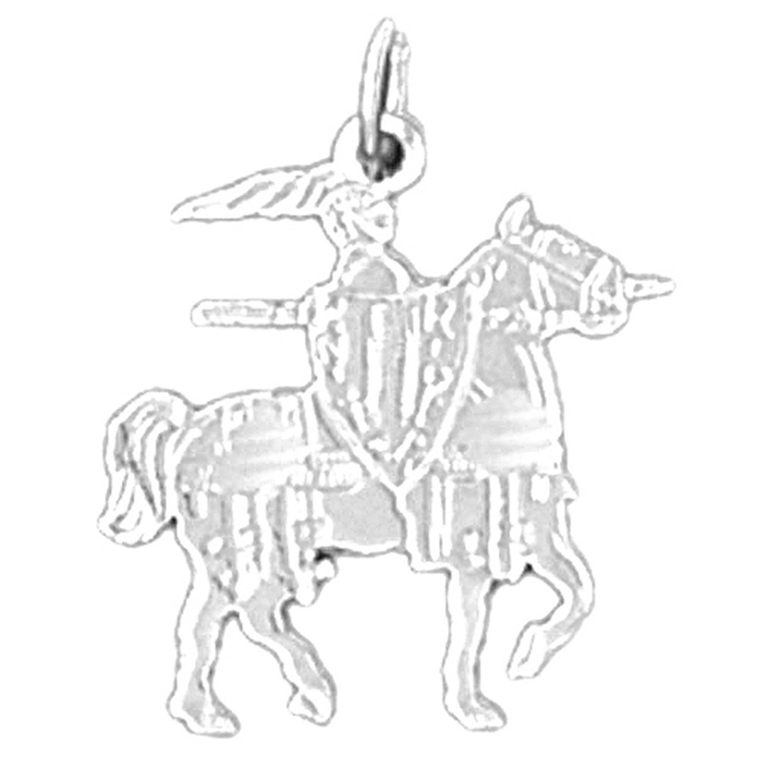 Sterling Silver Roman Soldier Pendant