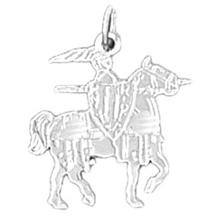 Sterling Silver Roman Soldier Pendant