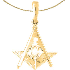 Sterling Silver Cross Bow Pendant (Rhodium or Yellow Gold-plated)