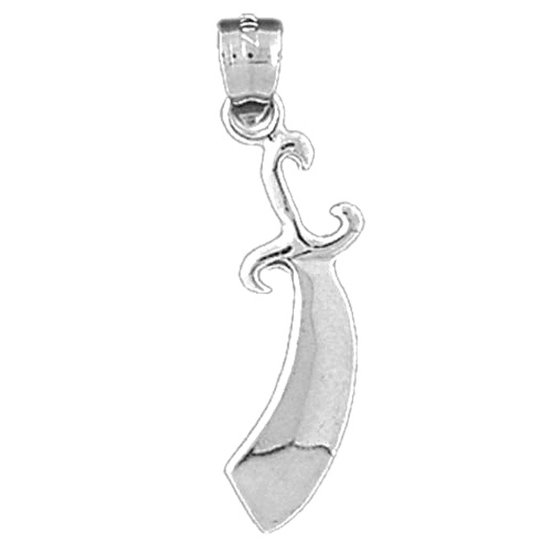 Sterling Silver Sword Pendant