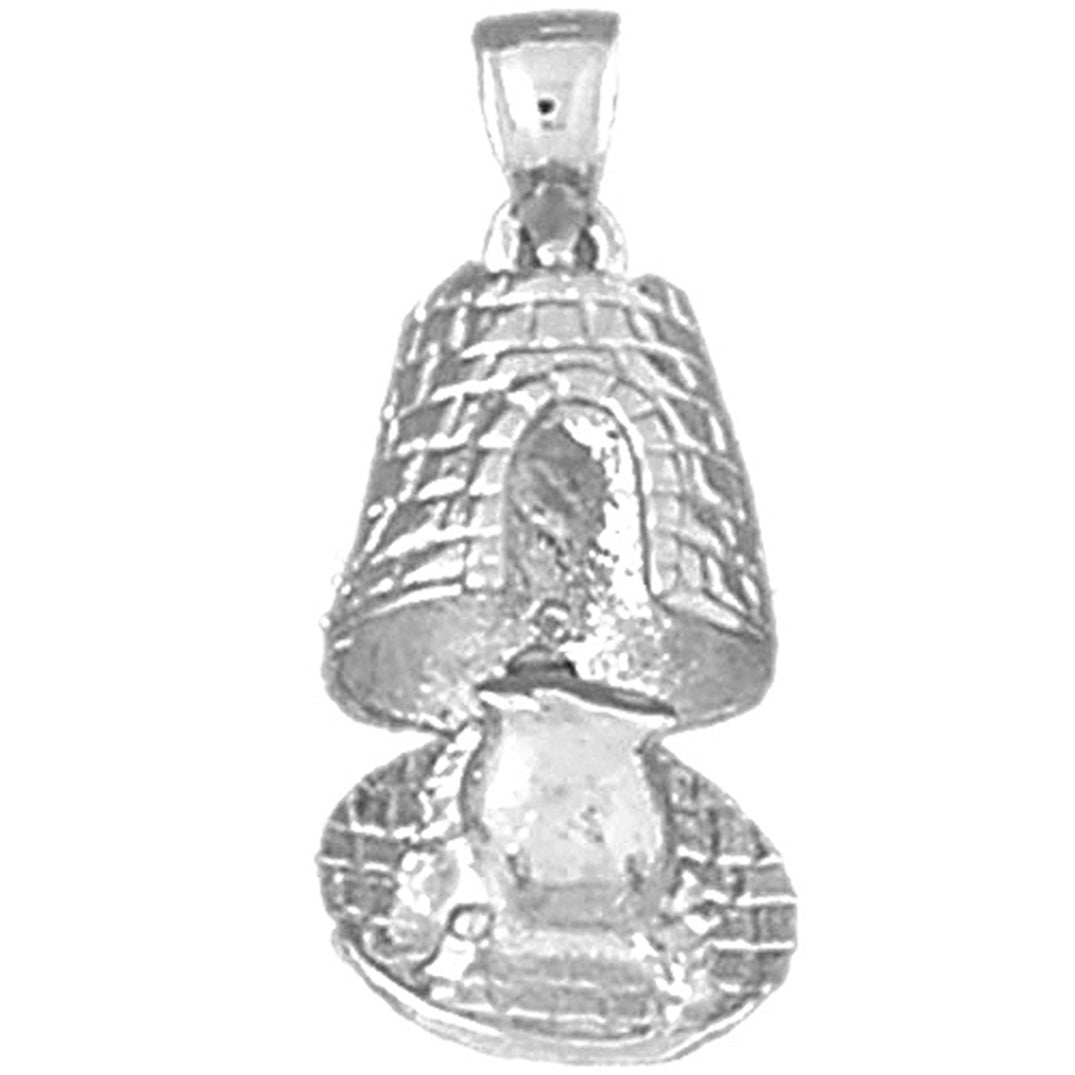Sterling Silver St. Croix Sugarmills Pendant