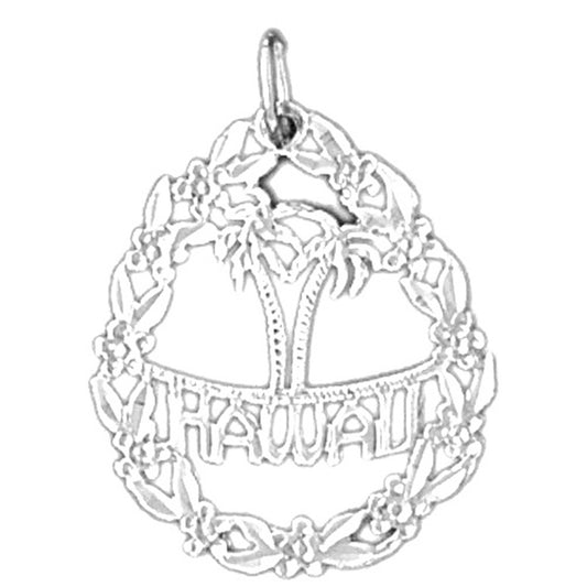 Sterling Silver Hawaii Pendant