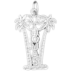 Sterling Silver St. Thomas Pendant