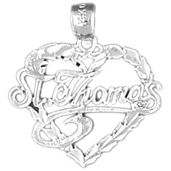 Sterling Silver St. Thomas Pendant