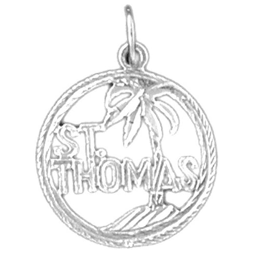 Sterling Silver St. Thomas Pendant
