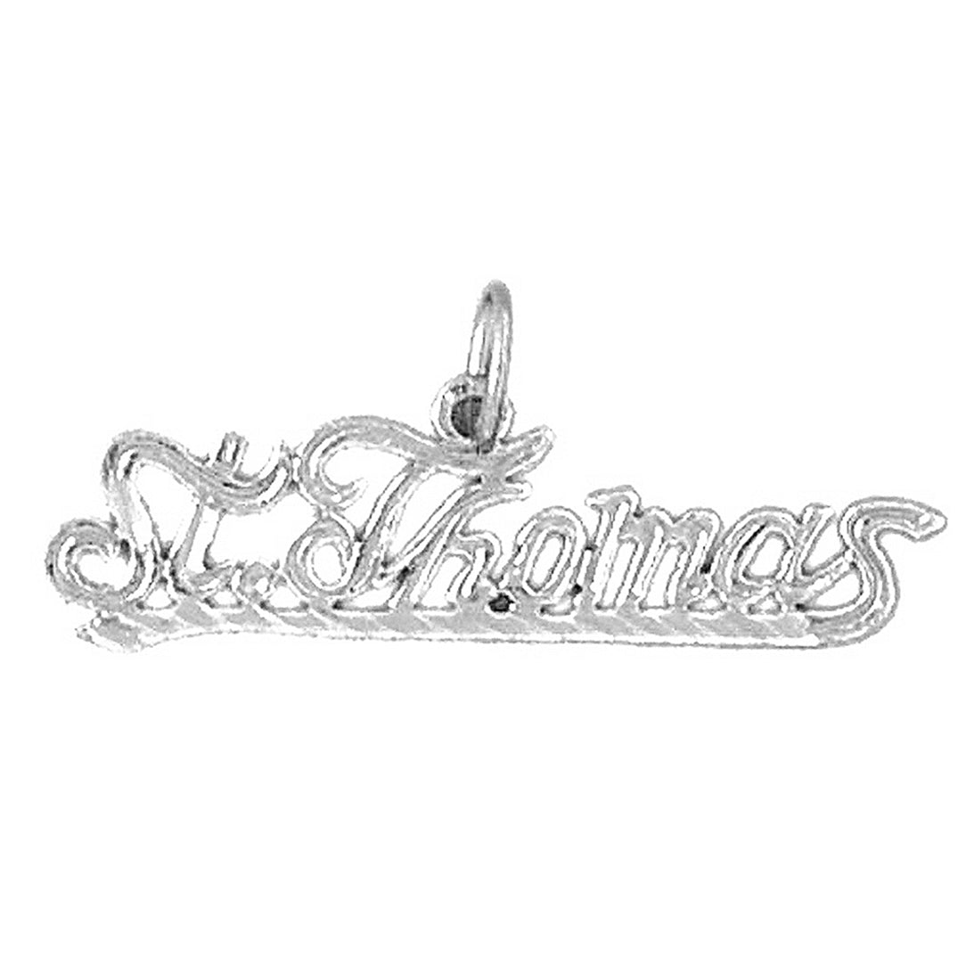 Sterling Silver St. Thomas Pendant