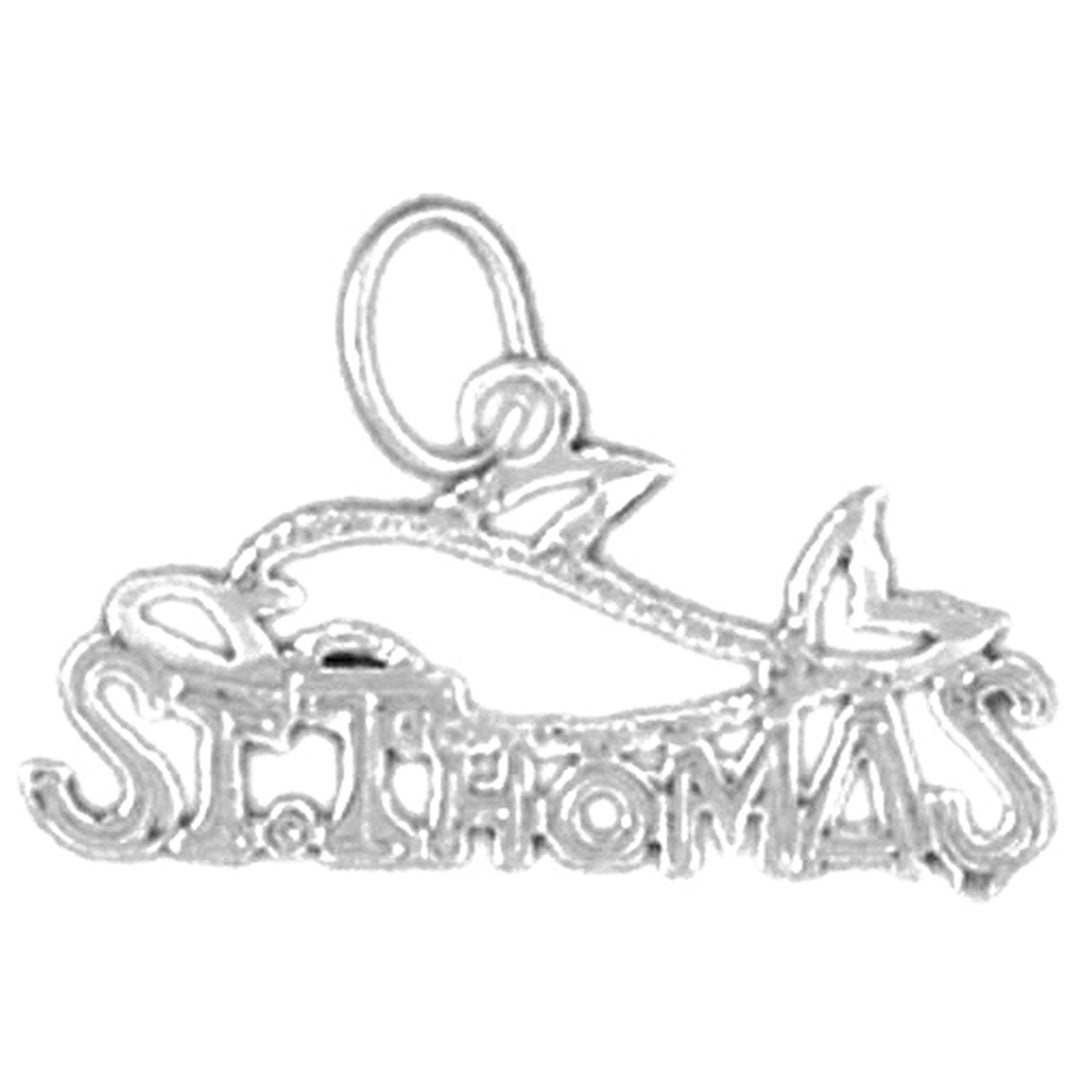 Sterling Silver St. Thomas Pendant