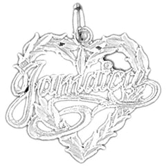 Sterling Silver Jamaica Pendant