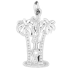 Sterling Silver Jamaica Pendant