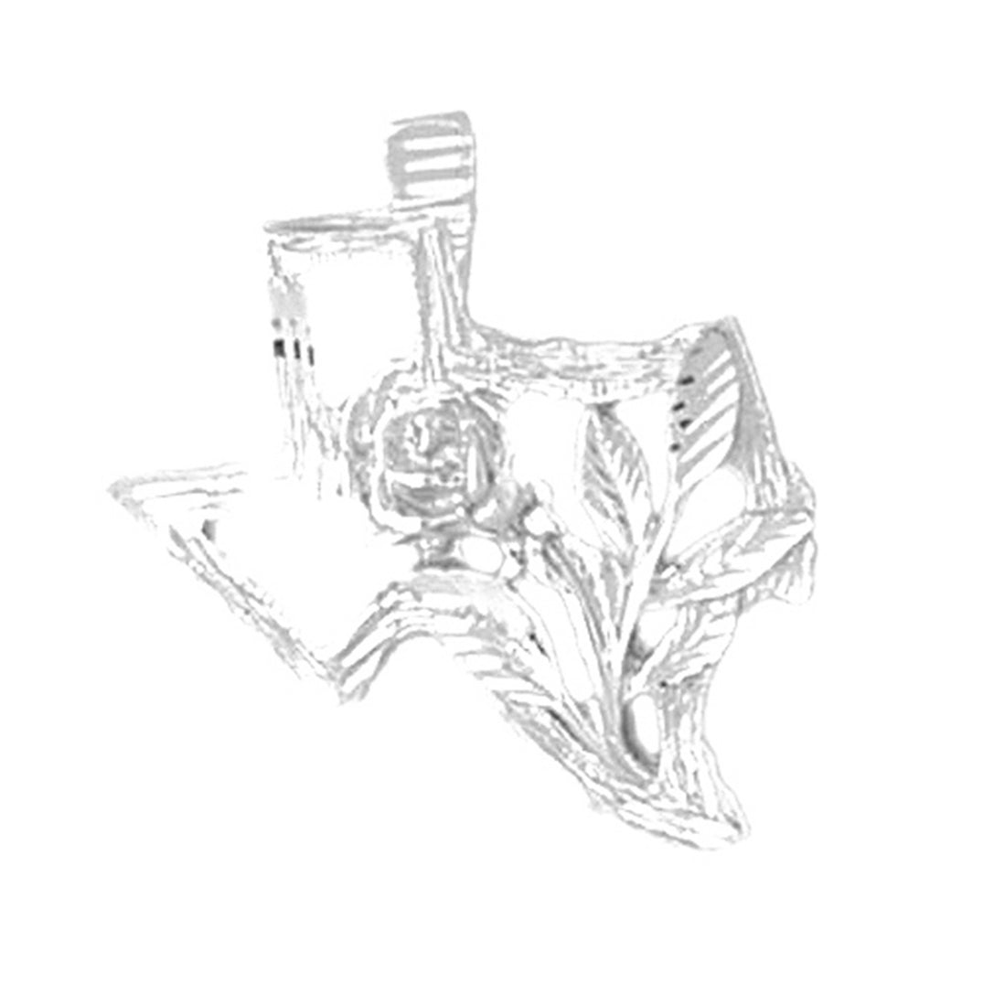 Sterling Silver Texas Pendant