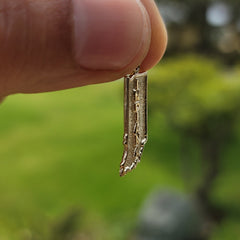 Sterling Silver Indiana Pendant (Rhodium or Yellow Gold-plated)