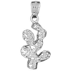 Sterling Silver Cactus Pendant