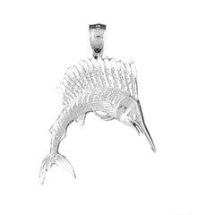 Sterling Silver Sailfish Pendant
