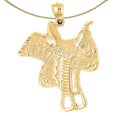 Colgante de plata de ley (chapado en rodio o oro amarillo)