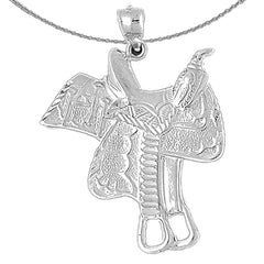 Colgante de plata de ley (chapado en rodio o oro amarillo)