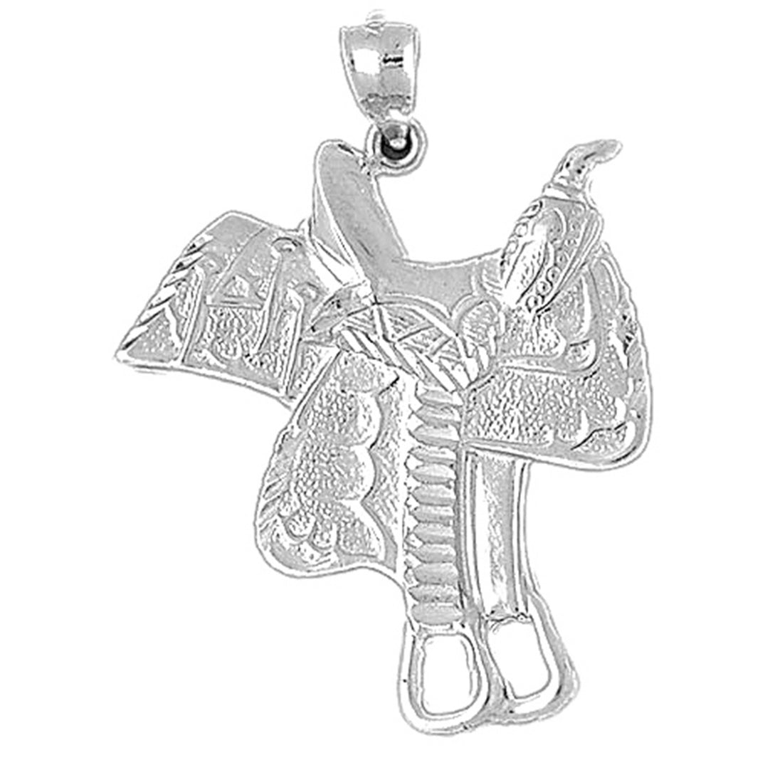 Sterling Silver Saddle Pendant