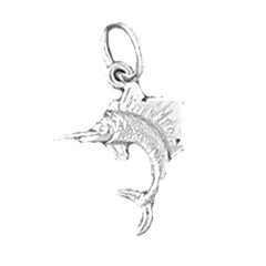Sterling Silver Sailfish Pendant
