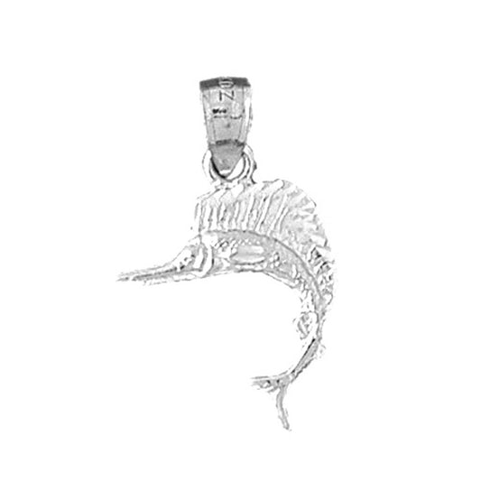 Sterling Silver Sailfish Pendant