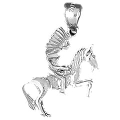 Sterling Silver 3D Indian Pendants