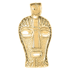 Yellow Gold-plated Silver Indian Symbols Pendants