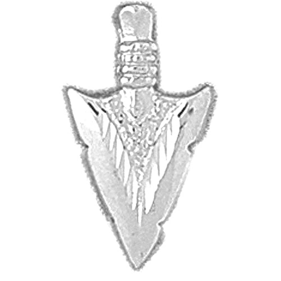 Sterling Silver Arrowhead Pendant