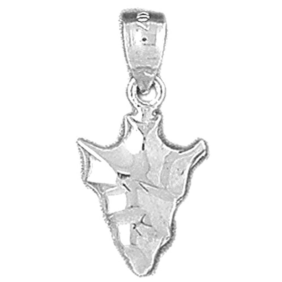 Sterling Silver Arrowhead Pendant