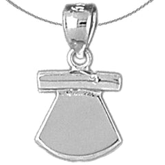 Colgantes de filete de Alaska de plata de ley (chapados en rodio o oro amarillo)