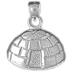 Sterling Silver Igloo Pendants