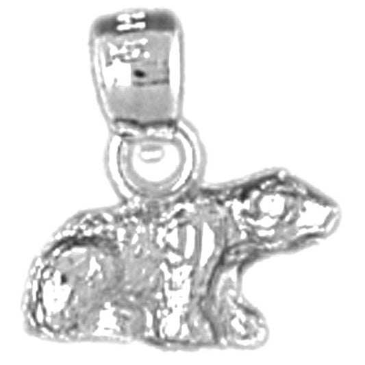 Sterling Silver Bear Pendants
