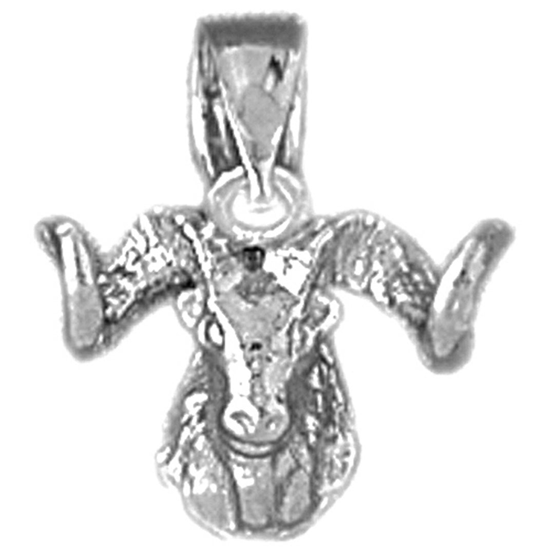 Sterling Silver Ram Pendants