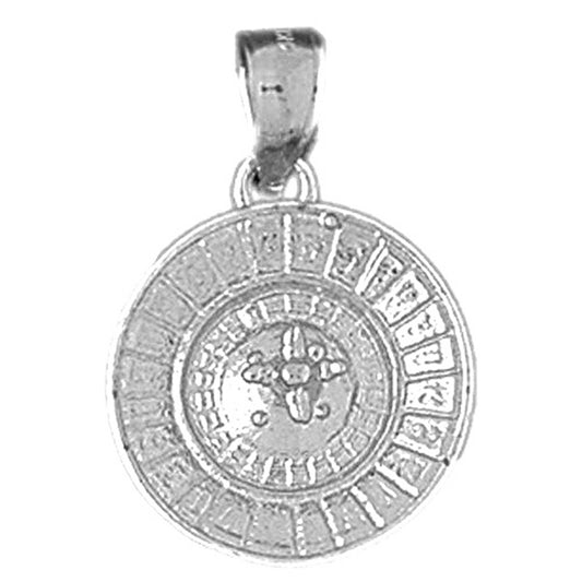 Sterling Silver Roulette Pendant