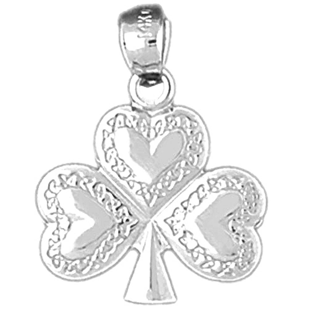 Sterling Silver Shamrock, Clover Pendant