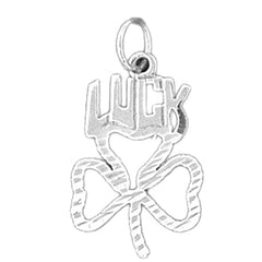Sterling Silver Shamrock, Clover Pendant