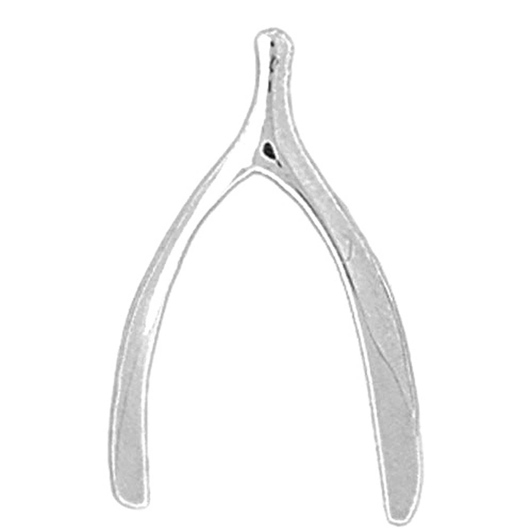 Sterling Silver Wish Bone Pendant