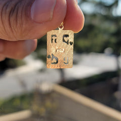 Naipes de plata de ley, colgante de rey de corazones (bañado en rodio o oro amarillo)