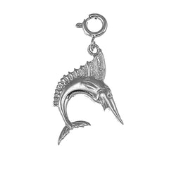 Sterling Silver Marlin Pendant
