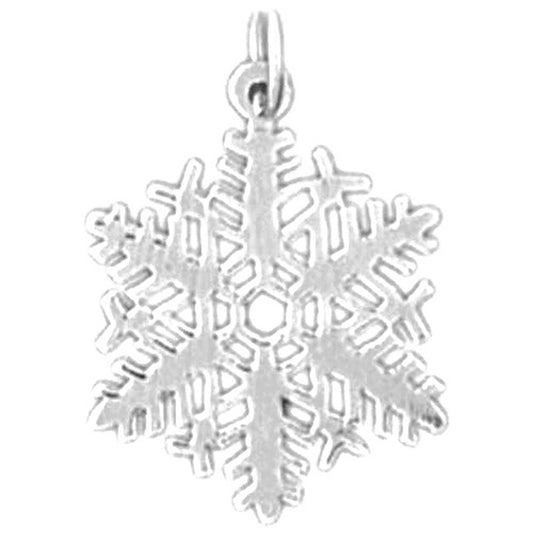 Sterling Silver Snow Flake Pendant