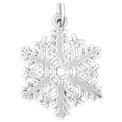 Sterling Silver Snow Flake Pendant
