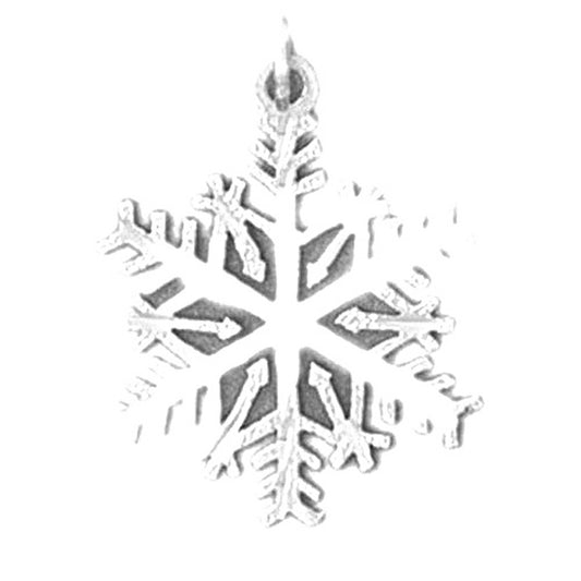 Sterling Silver Snow Flake Pendant