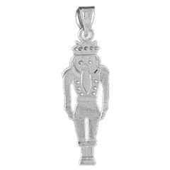Sterling Silver Nut Cracker Pendant