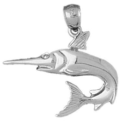 Sterling Silver Mahi Mahi Pendant