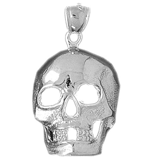 Sterling Silver Skull Pendant