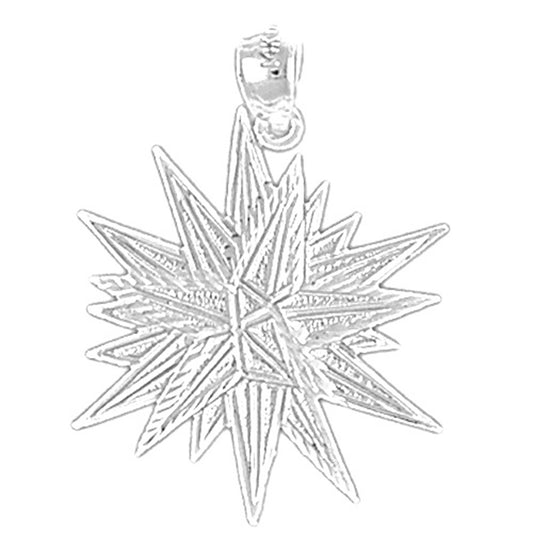 Sterling Silver Shining Star Pendant