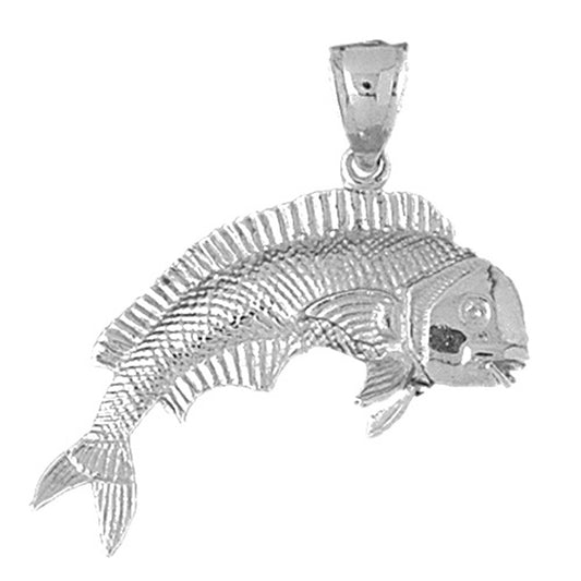 Sterling Silver Mahi Mahi Pendant