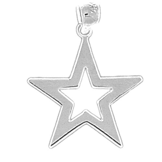 Sterling Silver Star Pendant