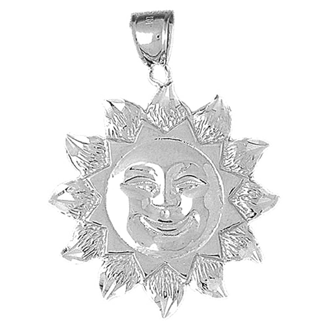 Sterling Silver Sun Pendant