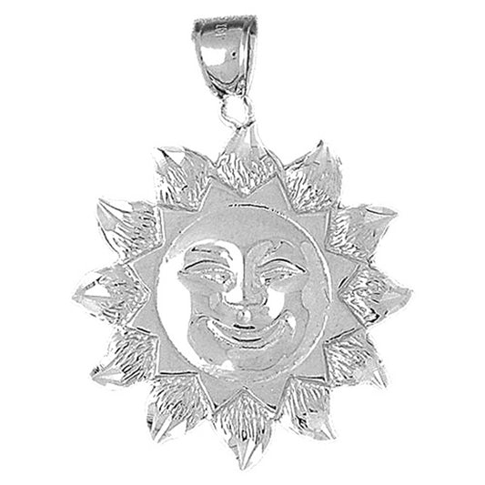 Sterling Silver Sun Pendant