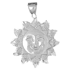 Sterling Silver Sun Pendant