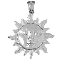 Sterling Silver Sun Pendant