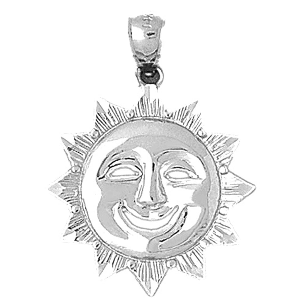 Sterling Silver Sun Pendant